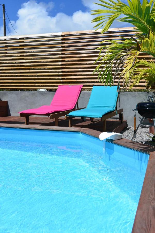 Maison Piscine Personnelle Vue Mer Cosy Le Marin Exterior foto
